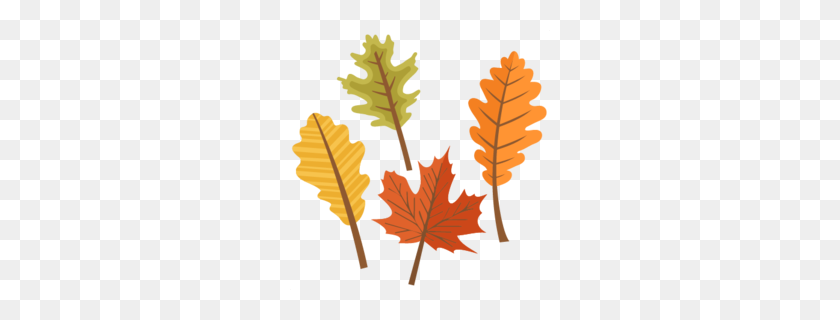 260x260 Download Cute Fall Leaves Clipart Autumn Leaf Color Clip Art - Black Leaf Clipart
