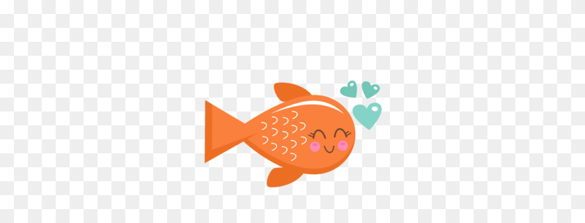 260x260 Download Cute Fish Clipart Clip Art Drawing, Fish, Illustration - Salmon Fish Clipart