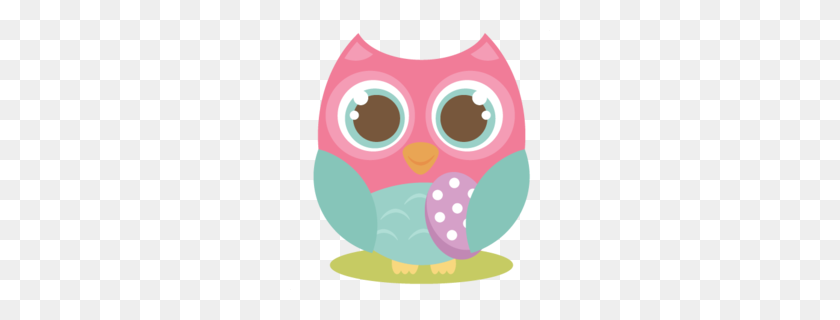 260x260 Download Cute Owl Clipart Owl Clip Art Owl, Pink, Bird, Green - Prey Clipart