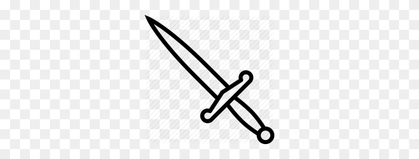 260x260 Descargar Dagger Line Art Clipart Knife Clipart Knife, Drawing - Butter Clipart Black And White