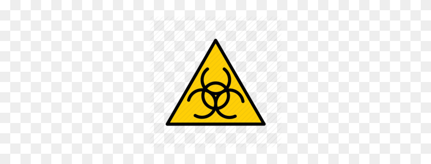 260x260 Скачать Клипарт Символы Опасности Опасность Биологической Опасности - Картинки Символ Биологической Опасности