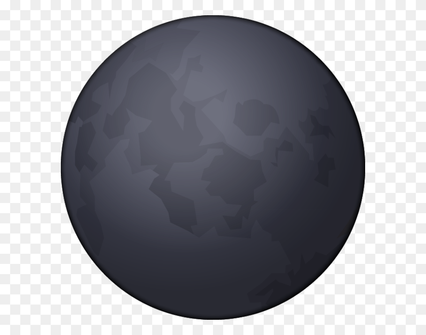 600x600 Download Dark Moon Emoji Image In Png Emoji Island - Moon Emoji PNG