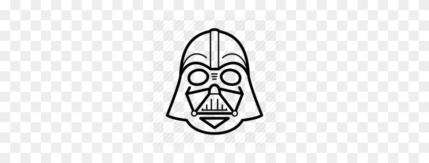 260x260 Descargar Darth Vader Esquema Clipart De Anakin Skywalker Dibujo De La Estrella - Luke Skywalker Clipart
