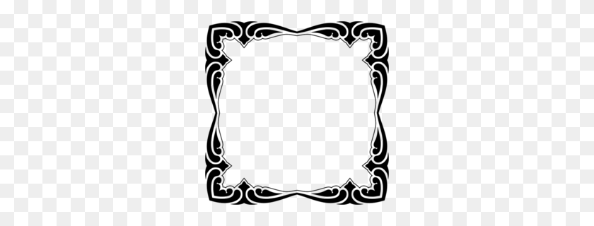 260x260 Download Decorative Frame Clip Art Clipart Borders And Frames - Decorative PNG