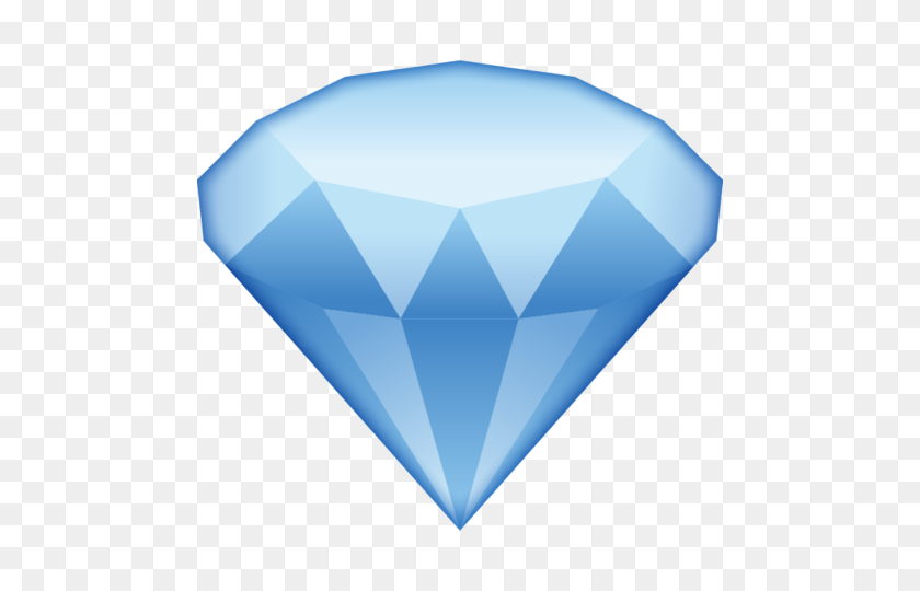 480x480 Download Diamond Emoji Icon Emoji Island - Diamond Sparkle PNG
