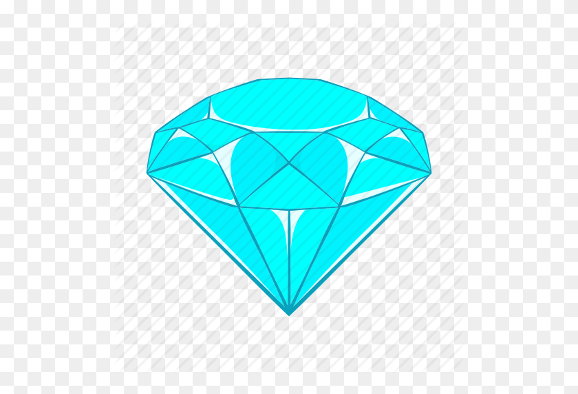512x512 Download Diamond Gem Cartoon Clipart Clip Art Illustration - Blue Diamond Clipart