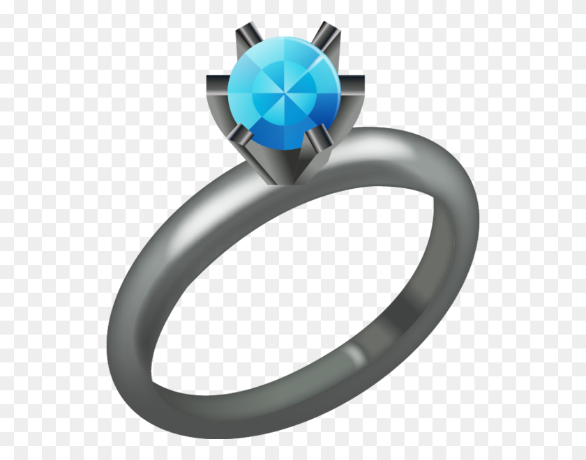 600x600 Descargar Anillo De Diamantes Emoji Emoji Island - Diamante Emoji Png