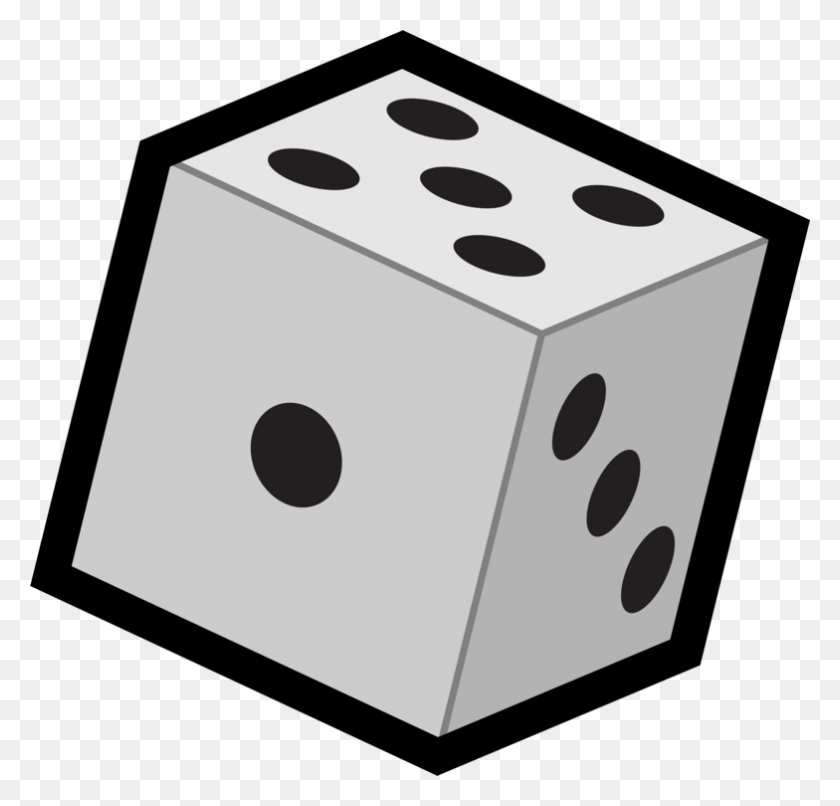 784x750 Download Dice Drawing Game Graphic Arts - Yahtzee Clipart