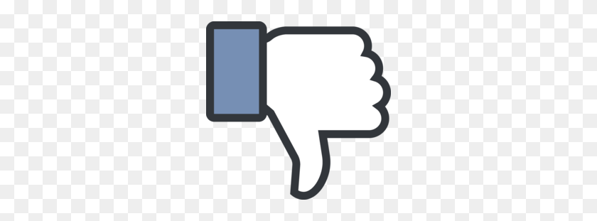 260x251 Download Dislike Clipart Facebook Thumb Signal Like - Facebook Clipart