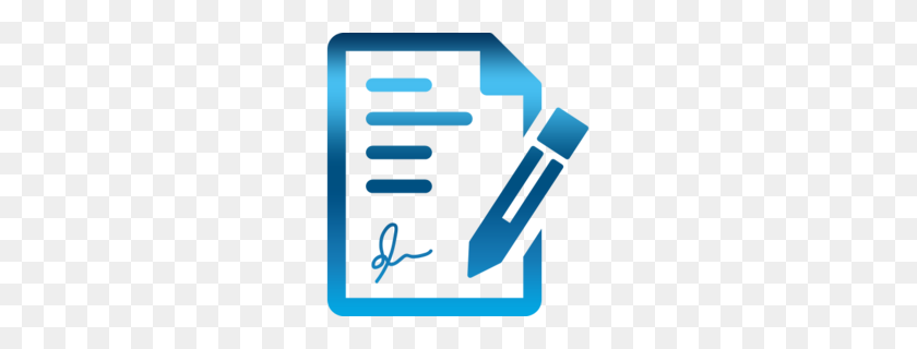 260x260 Download Document Signature Icon Clipart Document Signage Clip Art - Document Clipart