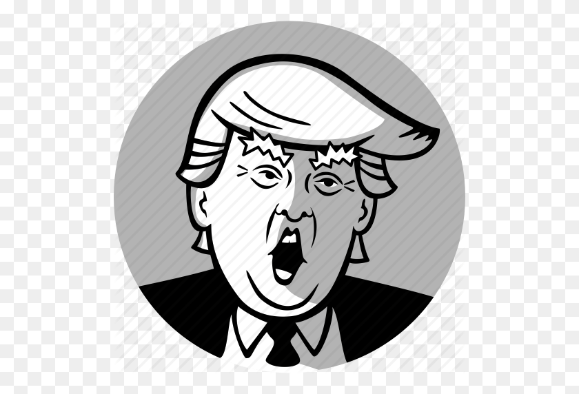 510x512 Download Donald Trump Icon Clipart United States Of America - United States Clipart