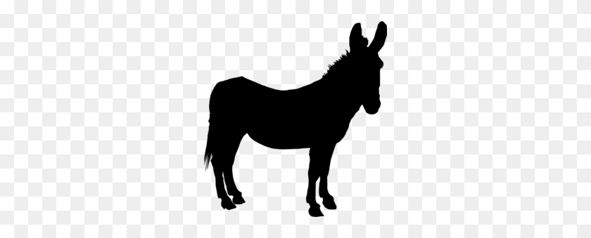 260x279 Download Donkey Silhouettes Clipart Pace For The Donkeys Trail - Trail Clipart