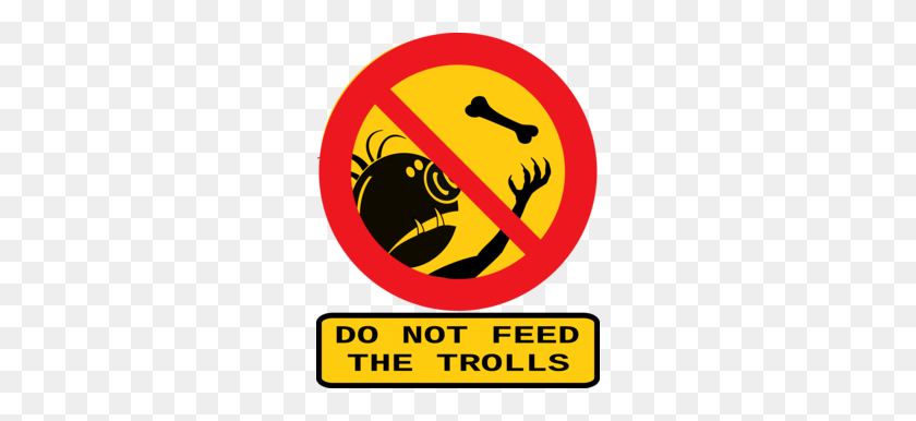 260x326 Download Dont Feed The Troll Clipart Internet Troll Social Media - Clipart Internet
