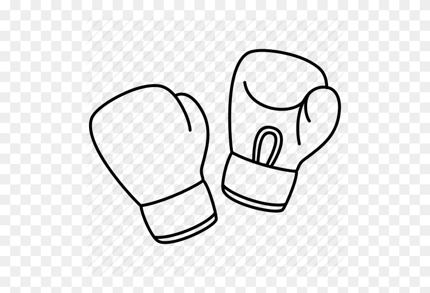 512x512 Download Draw Boxing Gloves Clipart Boxing Glove Clip Art - Boxing Gloves Clipart Free