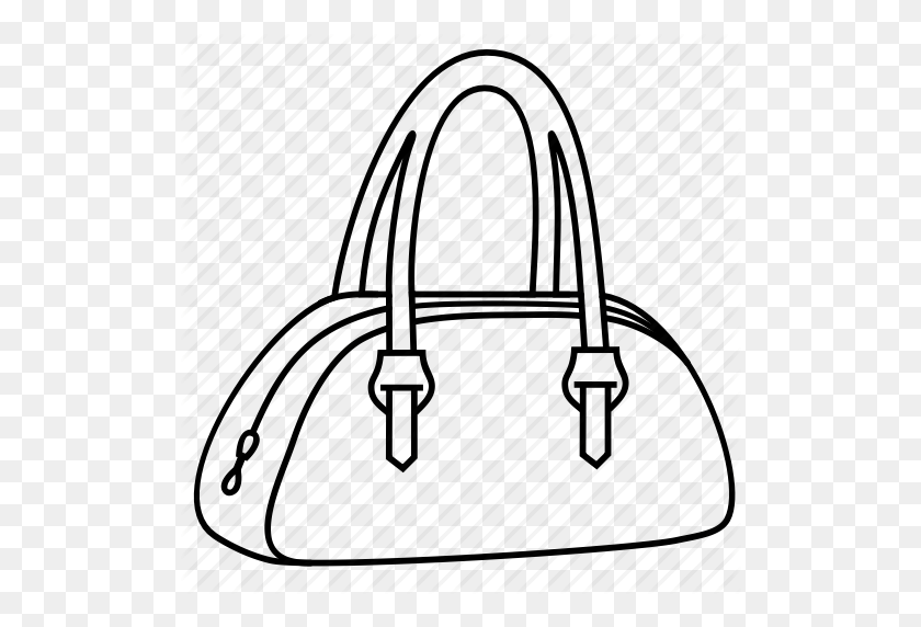 512x512 Download Drawing Of Ladies Bag Clipart Handbag Clip Art Bag - Purse Clipart
