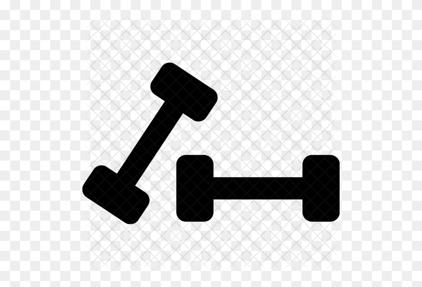 512x512 Download Dumbbells Icon Clipart Dumbbell Weight Training Clip Art - Dumbbell Clipart