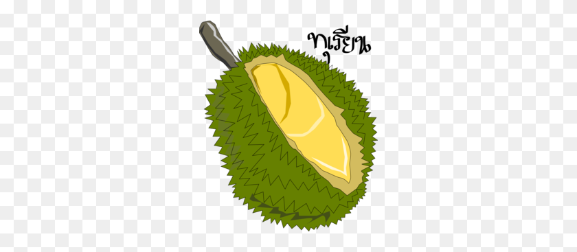 260x307 Download Durian Clipart Thai Cuisine Clip Art Fruit, Plant, Food - Pizza Sauce Clipart