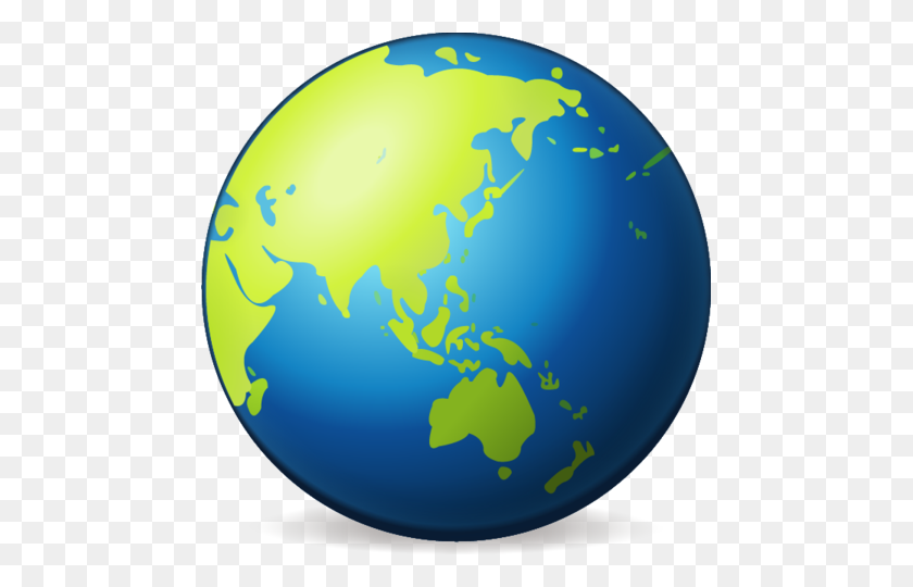 469x480 Descargar Earth Globe Asia Emoji Imagen En Png Emoji Island - World Emoji Png