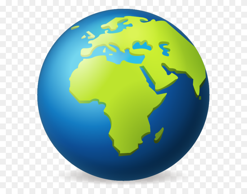 587x600 Download Earth Globe Europe Africa Emoji Image In Png Emoji Island - World Emoji PNG