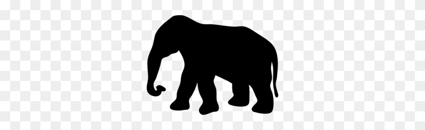 260x197 Descargar Silueta De Elefante Gif Clipart Elefante Africano - Silueta De África Png