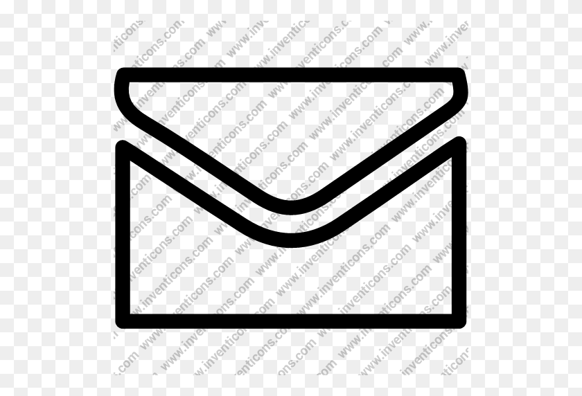 512x512 Скачать Значок Электронной Почты, Общения, Контакта, Почты, Сообщения, Конверта - Значок Конверта Png