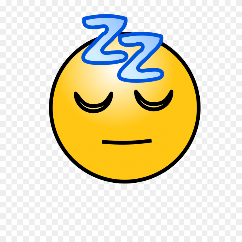 900x900 Download Emoticons Sleeping Face Clipart - Emoticons PNG