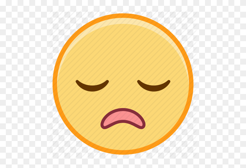 512x512 Скачать Эмоции Усталый Клипарт Эмоции Emoji Компьютерные Иконки - Смайлик Картинки Эмоции