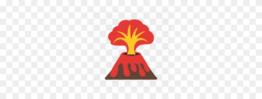 260x260 Download Eruption Volcsno Icon Png Free Clipart Volcano Computer - Circus Seal Clipart