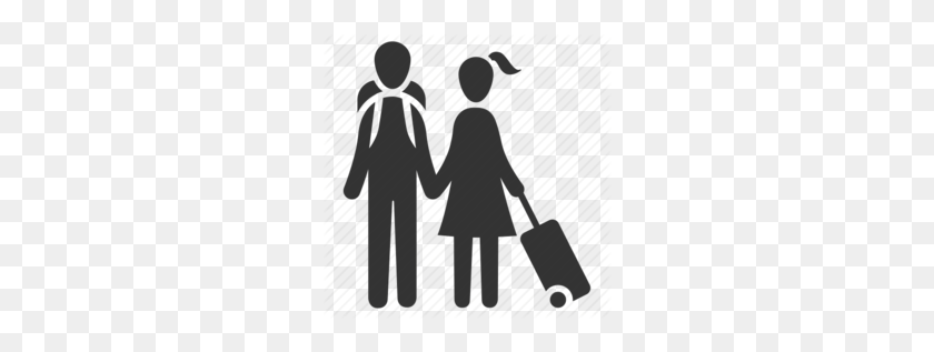 260x257 Download Family Clipart Travel Computer Icons Family Travel - Family Silhouette PNG