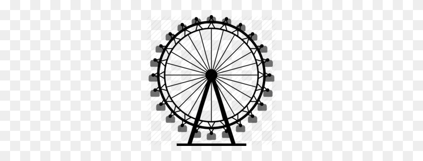 260x260 Download Ferris Wheel Png Clipart Ferris Wheel Clip Art Wheel - Rim Clipart