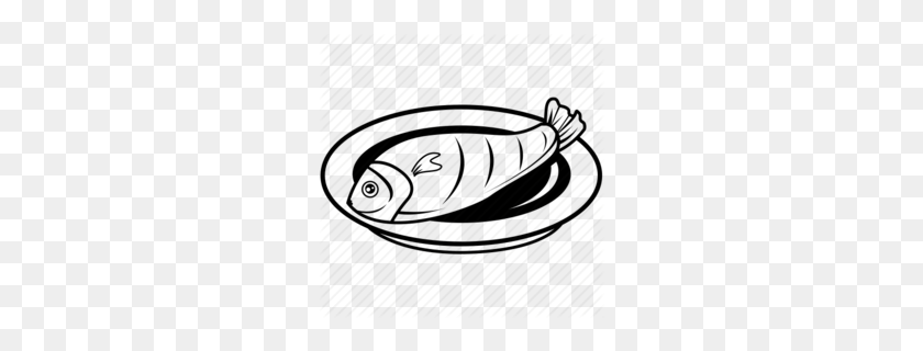 260x260 Download Fish Food Black And White Clipart Fish Food Clip Art - Fishing Hook Clipart