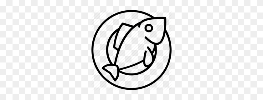 260x260 Скачать Рисунок Рыбы Тарелку Клипарт Рисунок Рисунок Рыбы Картинки - Клипарт Пресноводных Рыб