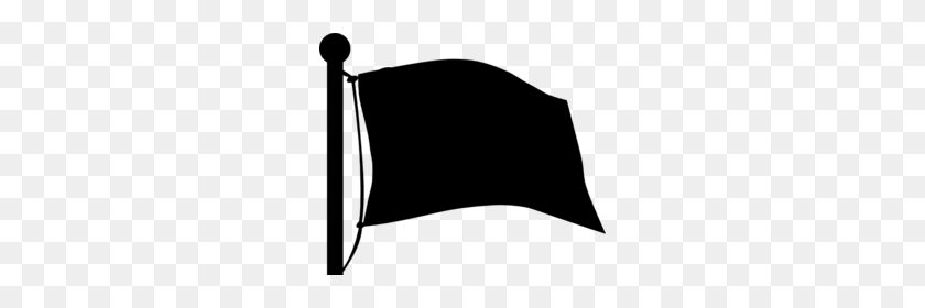 260x220 Download Flag Black Clipart White Flag Clip Art - Flag Pole Clipart