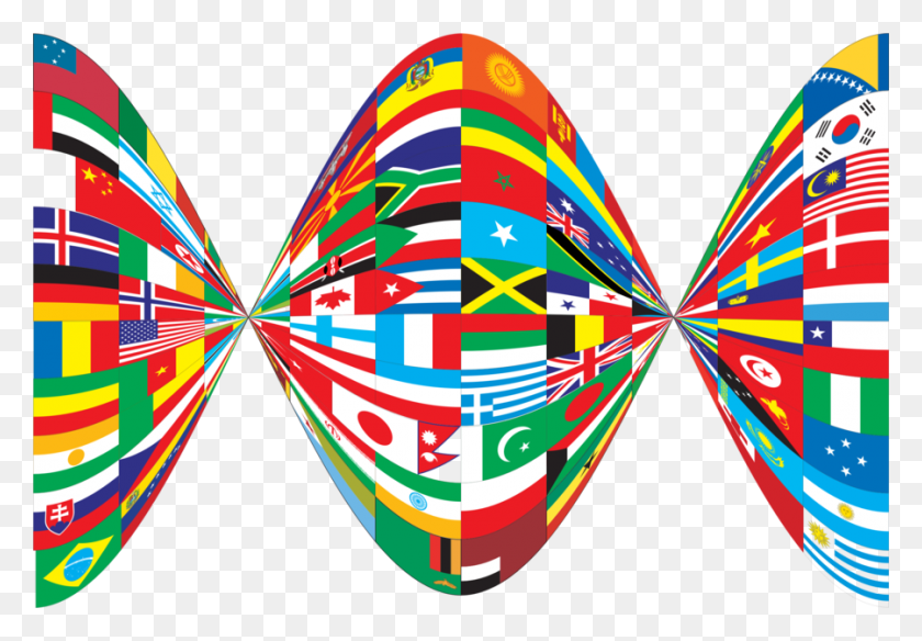 900x605 Download Flags Of The World Png Clipart World Globe Clip Art - World Globe Clip Art