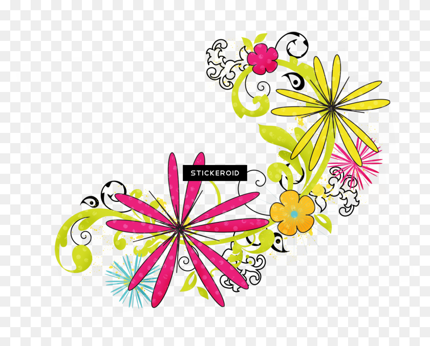 2236x1770 Download Floral - Flower Overlay PNG