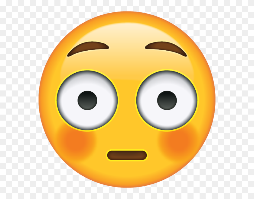 600x600 Descargar La Cara Enrojecida Emoji Icono De La Isla De Emoji - Sonriendo Emoji Png