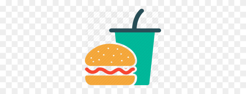 260x260 Download Food Beverage Icon Png Clipart Hamburger Fizzy Drinks - Hamburger Clipart