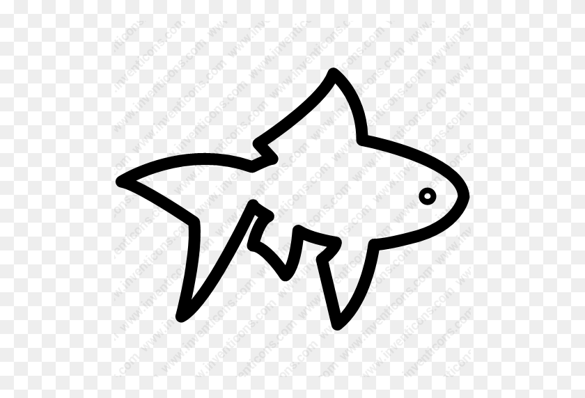512x512 Скачать Еда, Вареная Рыба, Жареная Рыба, Морепродукты, Рыба Icon Inventicons - Жареная Рыба Png
