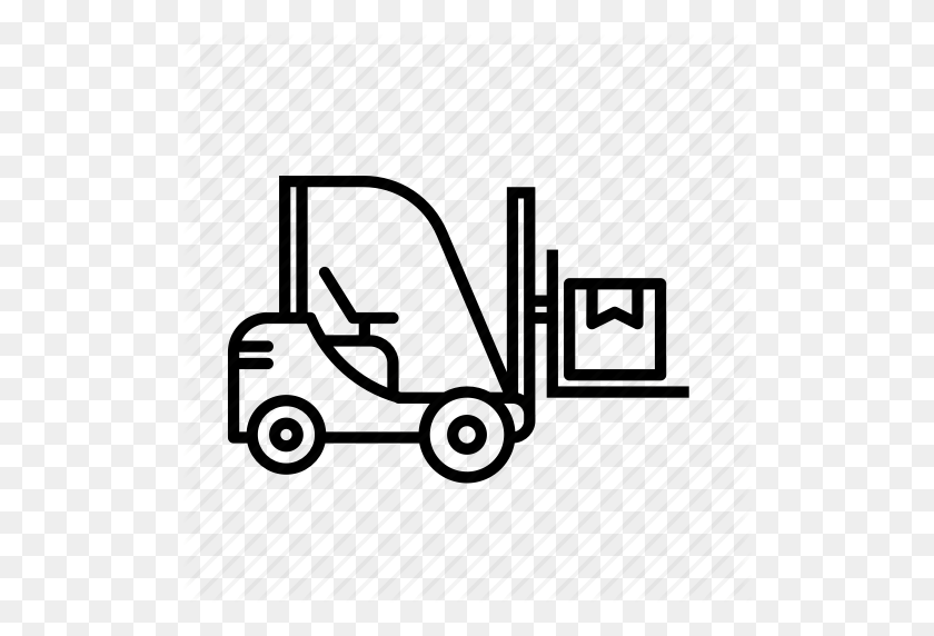 512x512 Download Forklift Truck Icon Clipart Forklift Computer Icons Clip - Free Truck Clipart