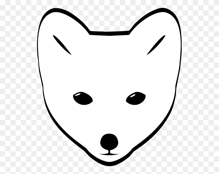 555x607 Download Fox Face Drawing Easy Clipart Drawing Clip Art Clipart - Fox Face Clipart