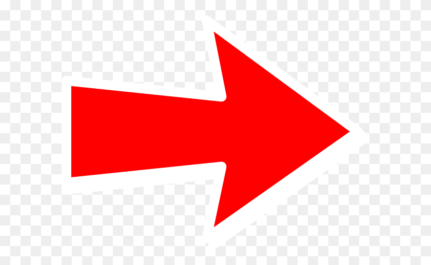 600x457 Download Free Red Arrow Png Images - Arrow Sign PNG