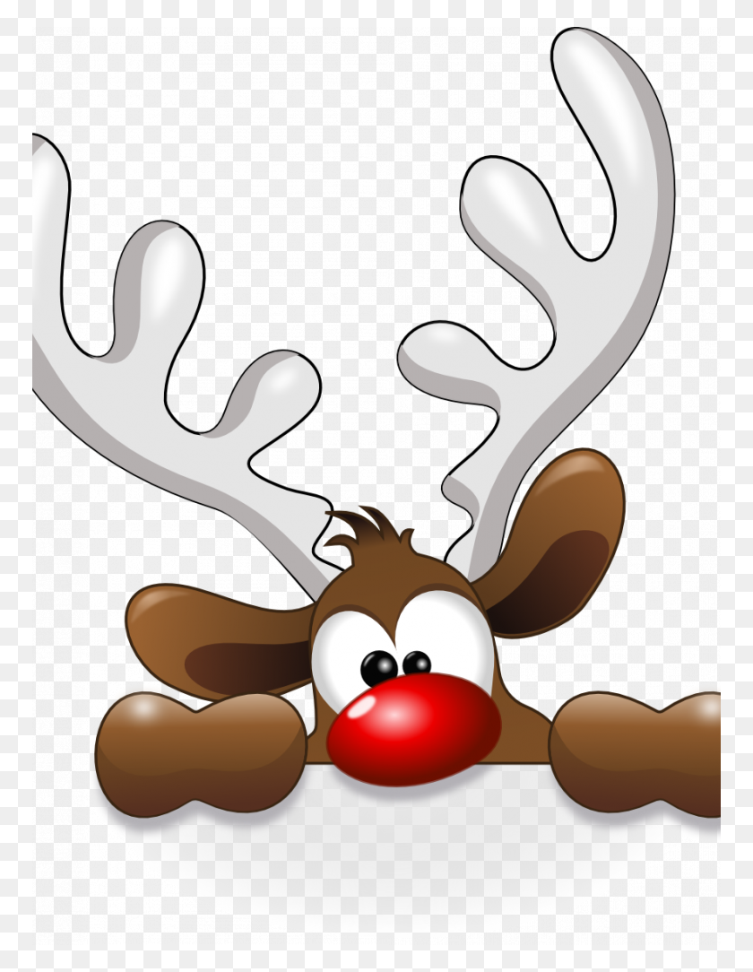 768x1024 Download Free Reindeer Clipart Reindeer Santa Claus Clip Art - Santa Claus Clipart