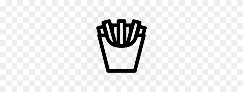 Download Fries Icon Png Clipart French Fries Hamburger Computer Icons - French Fries Clipart Black And White