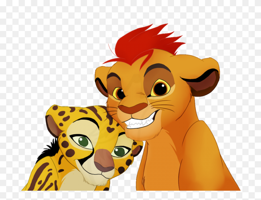 900x675 Download Fuli And Kion Fanart Clipart Lion Kion Simba Lion, Art - Lion Face PNG