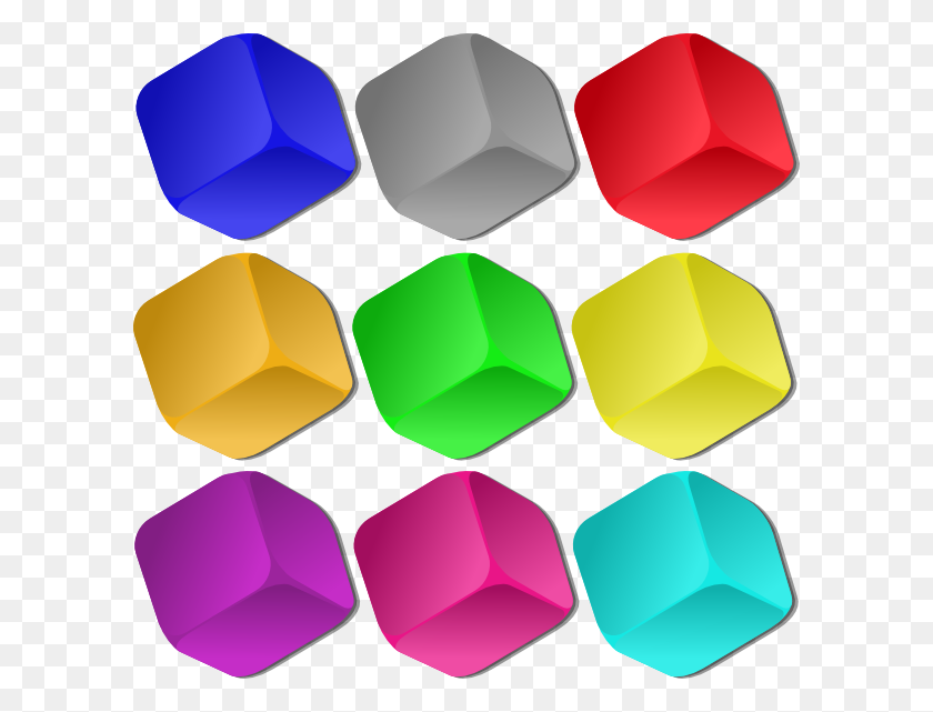 600x581 Download Game Marbles Cubes Clipart - Marbles PNG