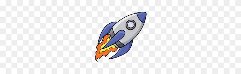 200x200 Download Garden Rocket Free Png, Icon And Clipart Freepngclipart - Rocket PNG
