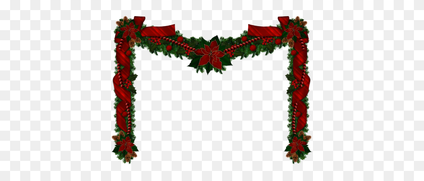 400x300 Download Garland Free Png Transparent Image And Clipart - Holly Garland Clipart