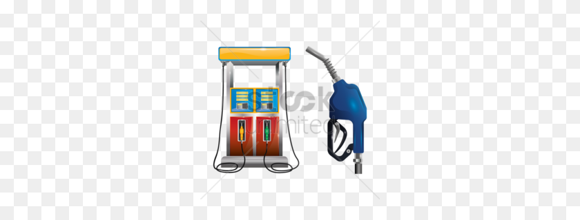 260x260 Download Gas Pump Gasoline Clip Art Clipart Filling Station Fuel - Police Station Clipart
