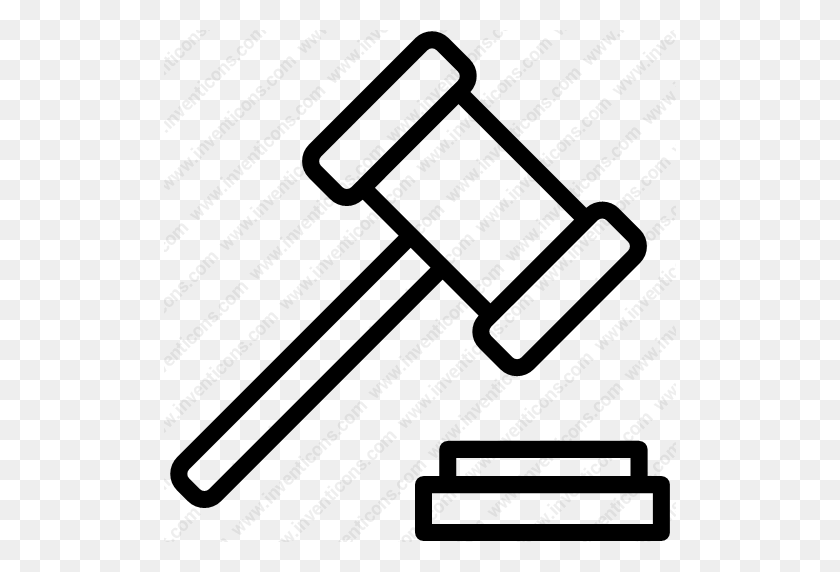 512x512 Download Gavel,auction,auction Hammer,gavel,hammer,mallet Icon - Auction Gavel Clipart