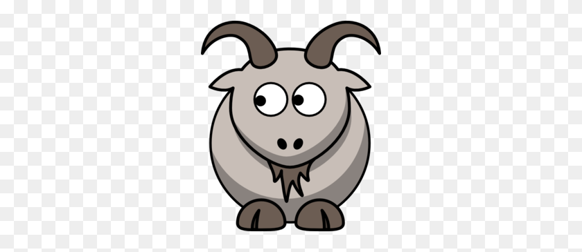 260x305 Download Goat Cartoon Clipart Drawing Clip Art - Goat Clipart PNG